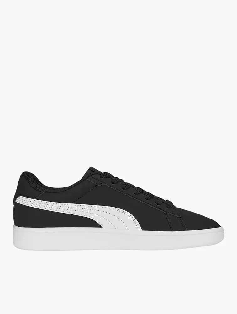 Puma 39233611 Adults Smash 3.0 Buck Shoes Black And White