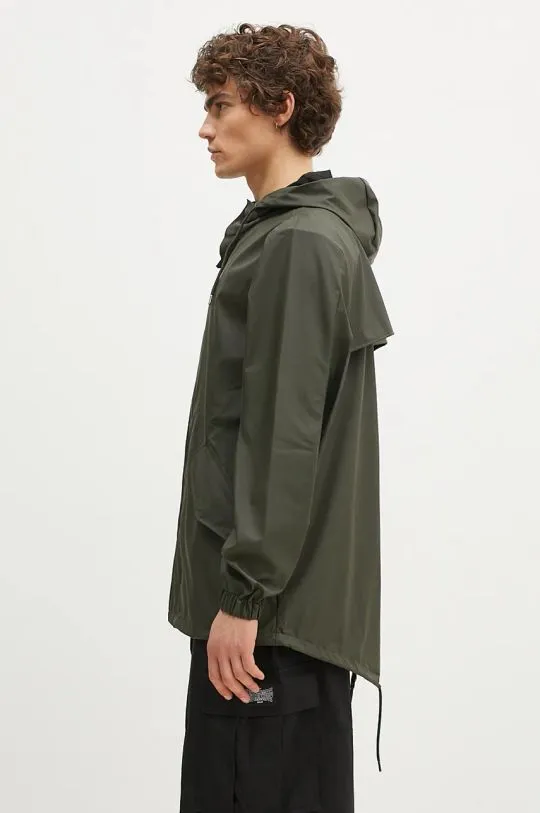 Rains jacket 18010 Jackets green color