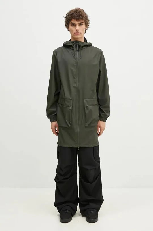 Rains jacket 19850 Jackets green color