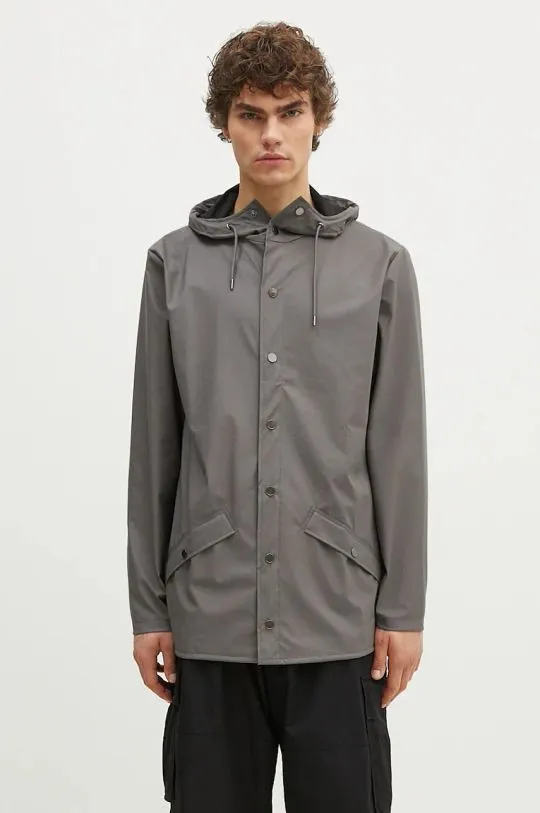 Rains rain jacket 12010 Jackets gray color