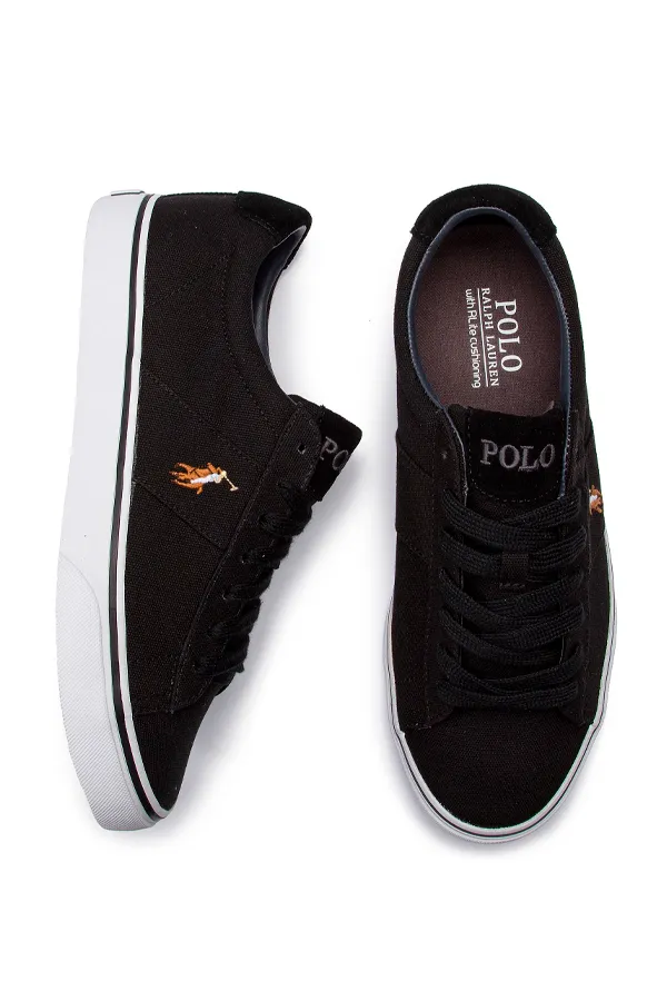 Ralph Lauren Canvas Sneaker Black