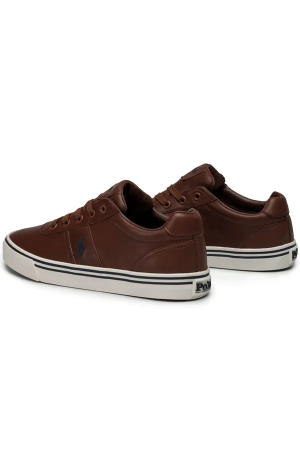 Ralph Lauren Leather Sneaker Brown