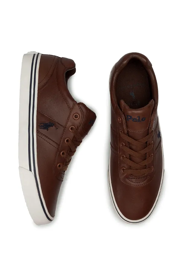 Ralph Lauren Leather Sneaker Brown