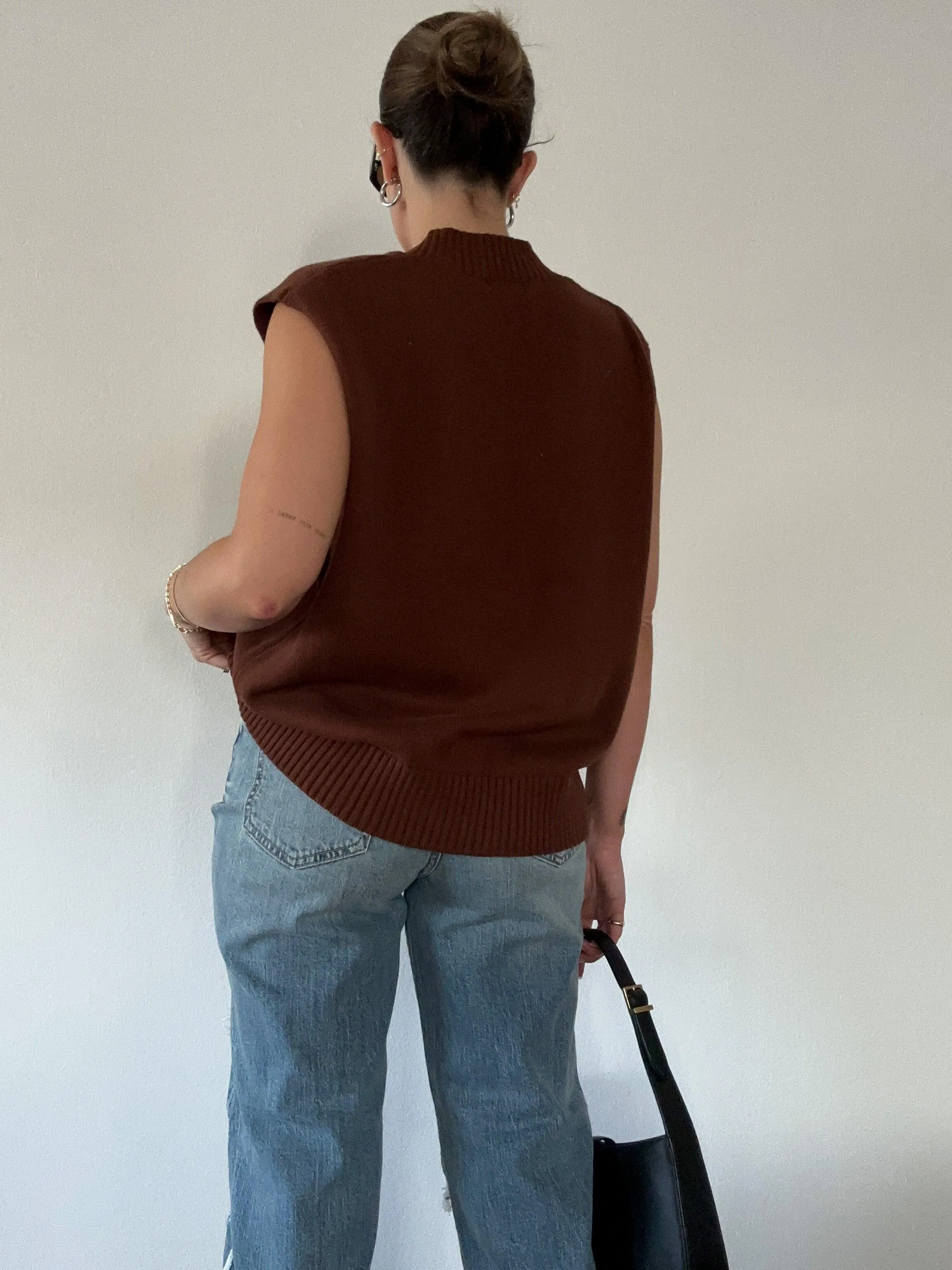 Record Shop Sweater Vest - FINAL SALE