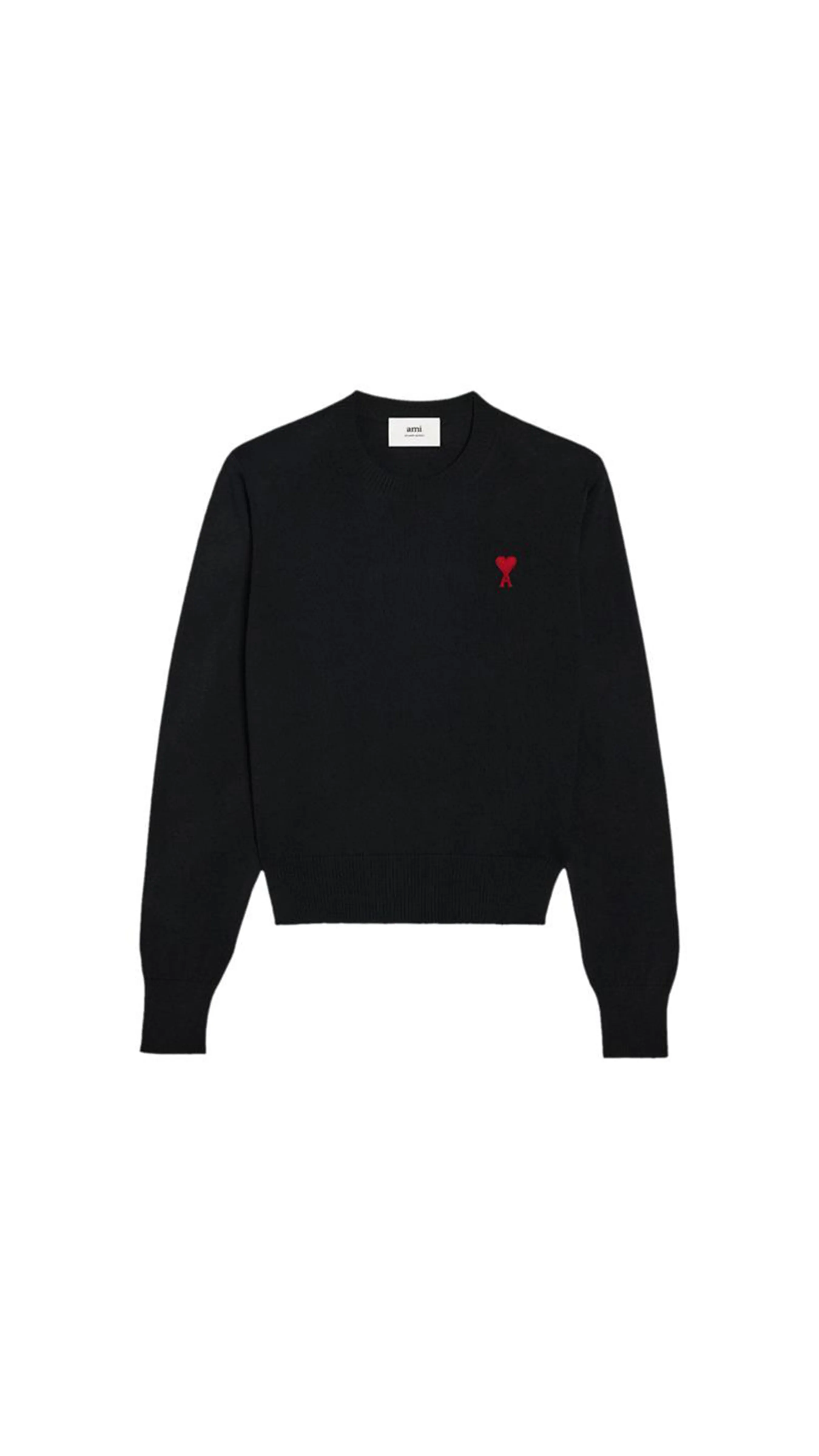 Red Ami de Coeur Sweater - Black