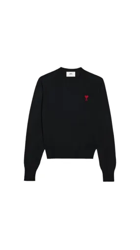 Red Ami de Coeur Sweater - Black