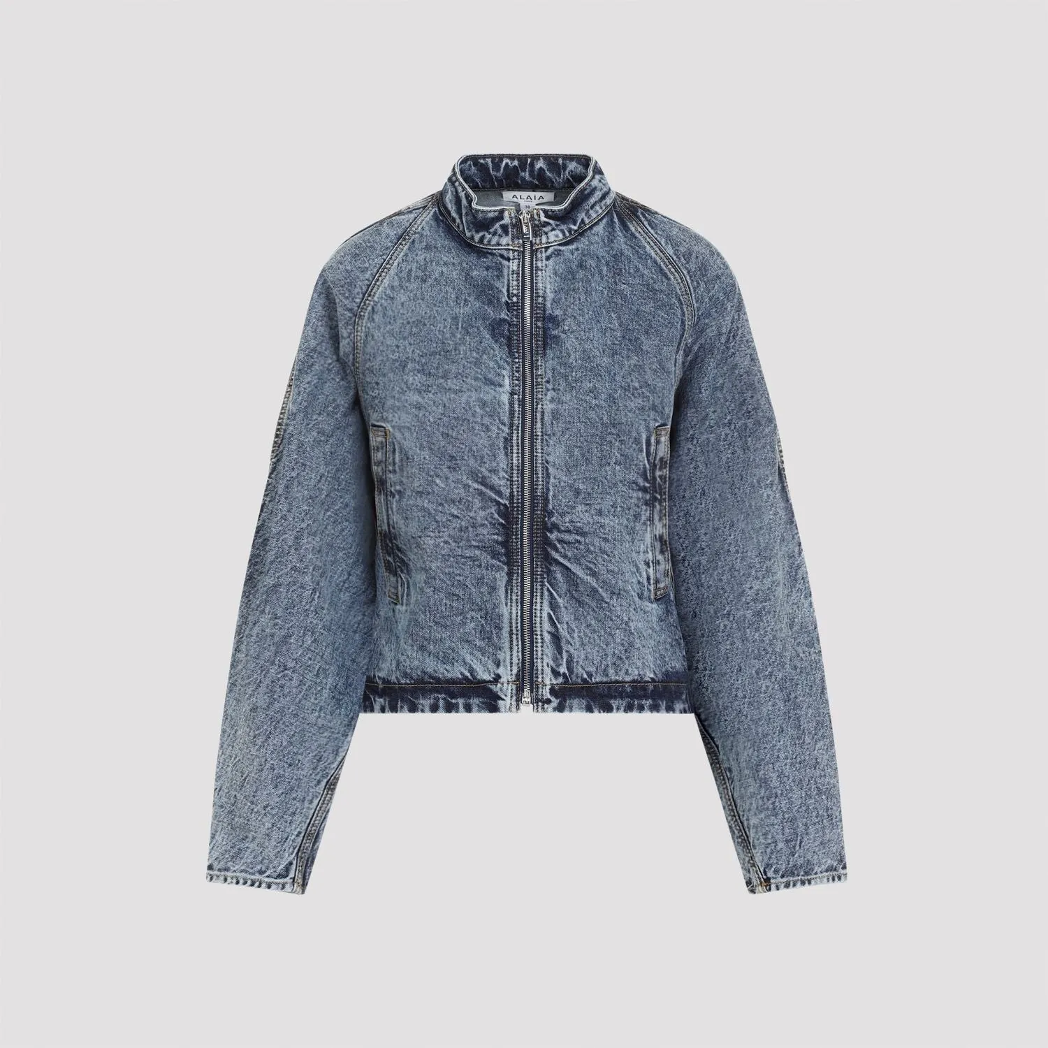 ROUND DENIM JACKET