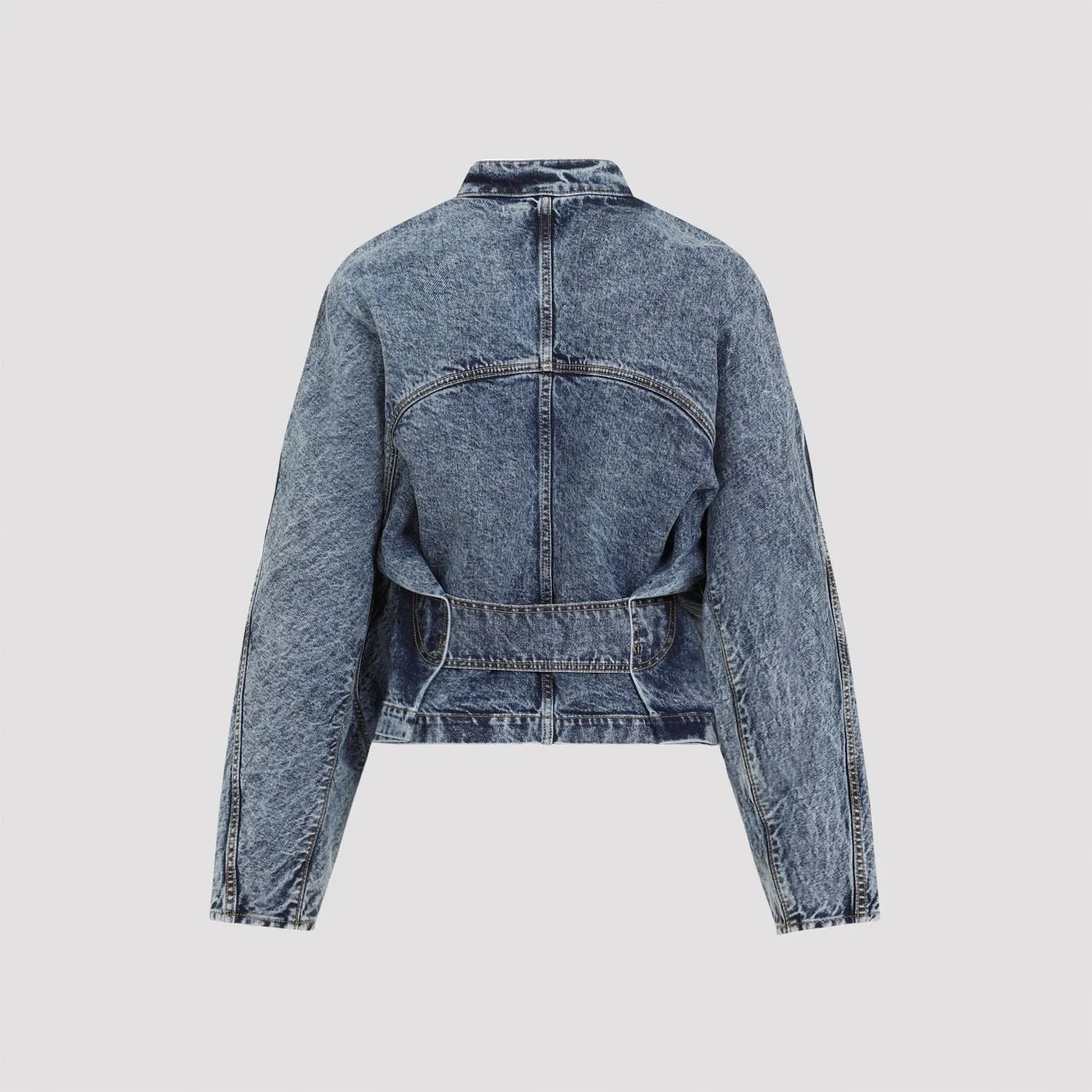 ROUND DENIM JACKET