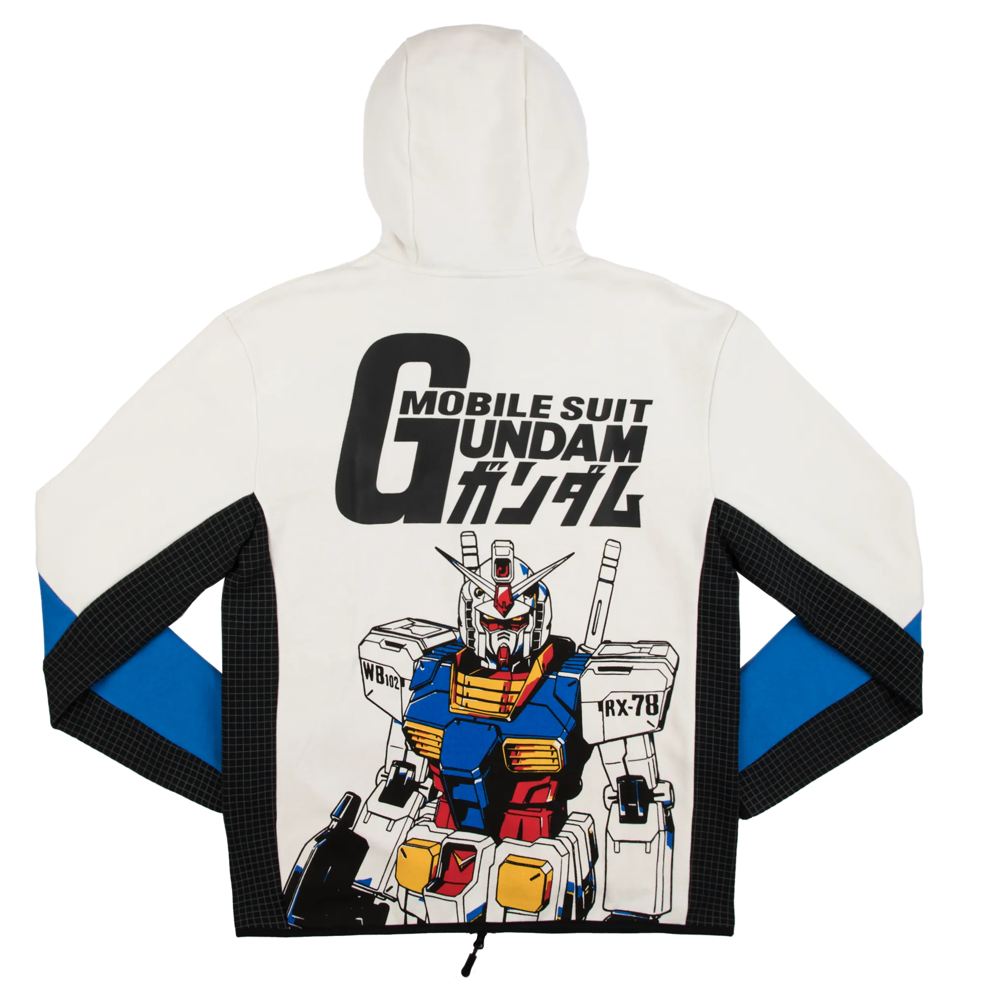 RX-78-2 Contrast Zip Hoodie