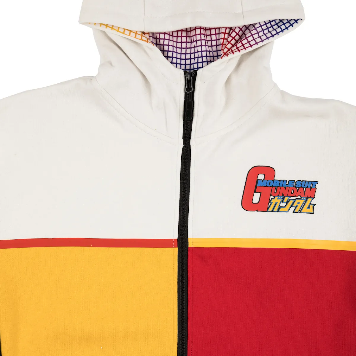 RX-78-2 Contrast Zip Hoodie