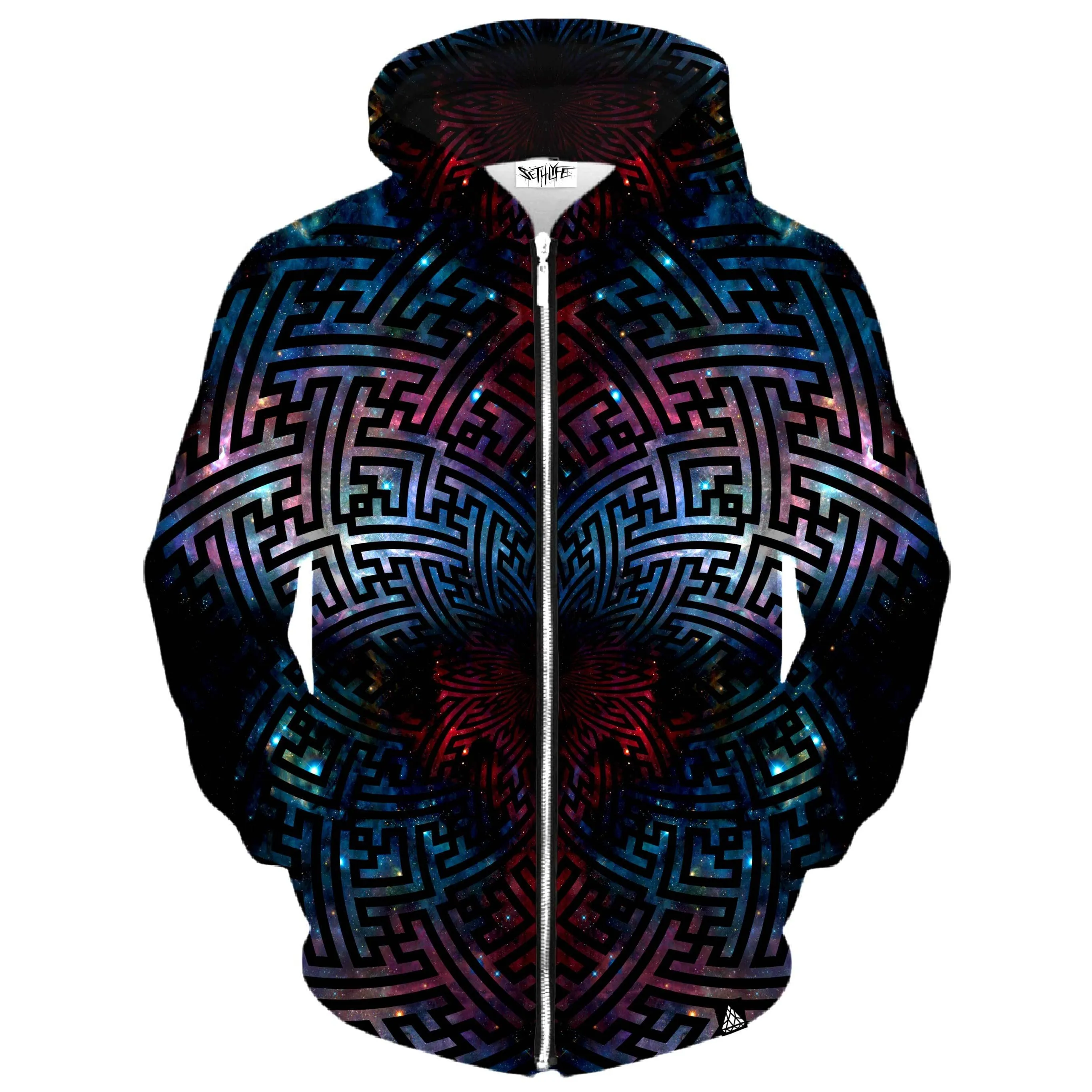 SACRED SAYAGATA GALAXY ZIP UP HOODIE