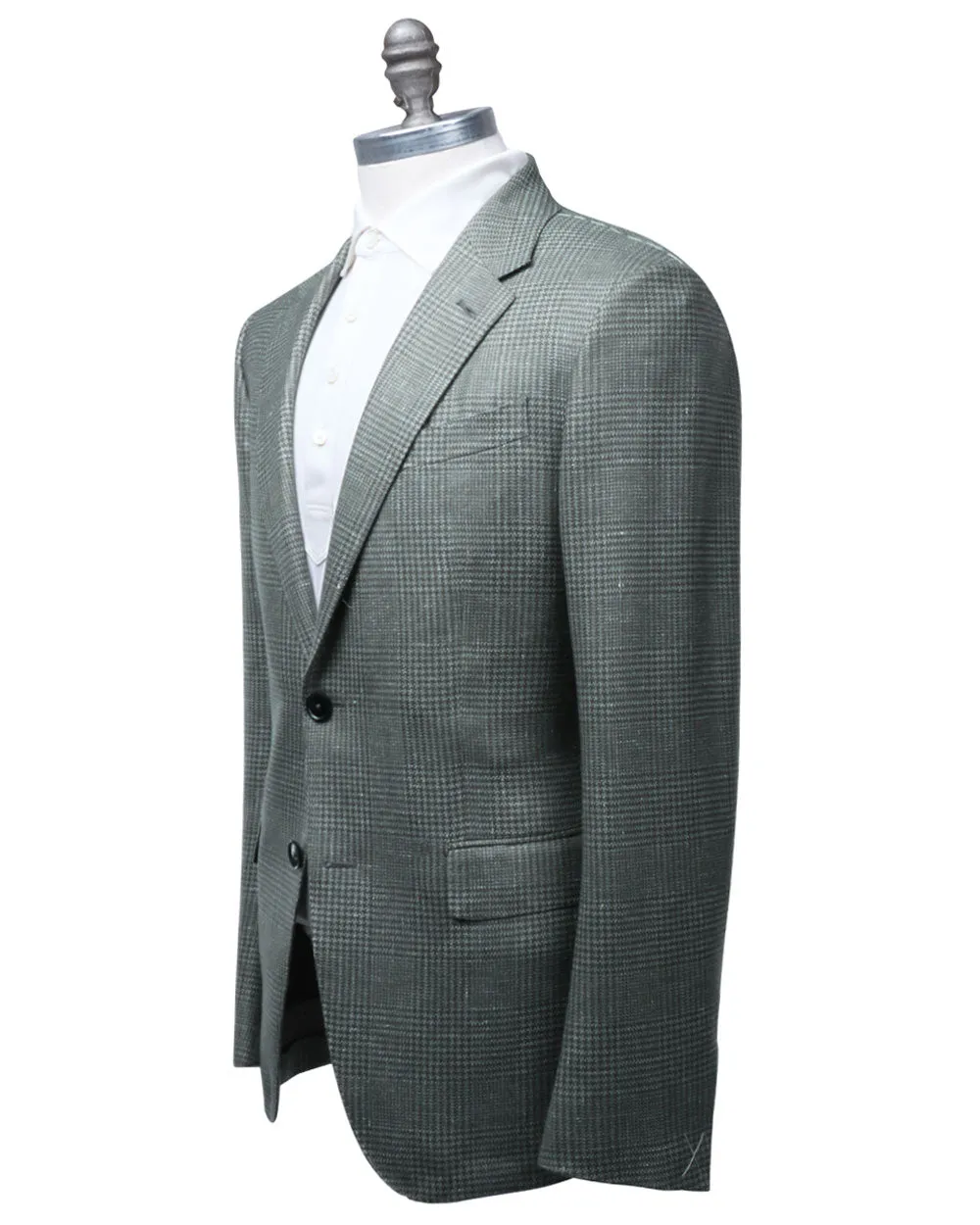 Sage Green Macro Check Sportcoat