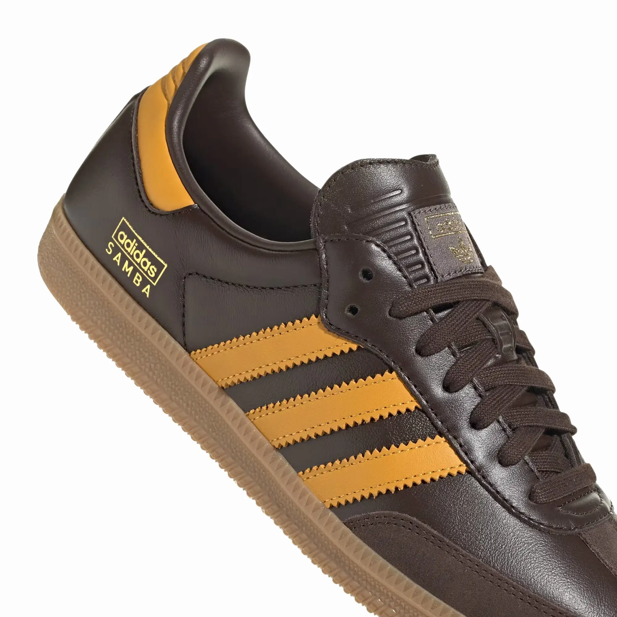 SAMBA OG 'DARK BROWN/PRELOVED YELLOW F23/GUM'