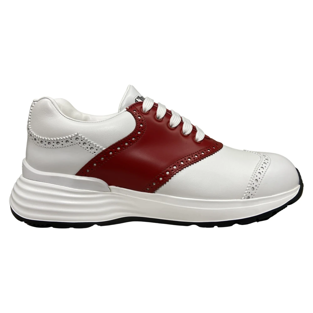 Scarpe Oxford Rosse e Bianche