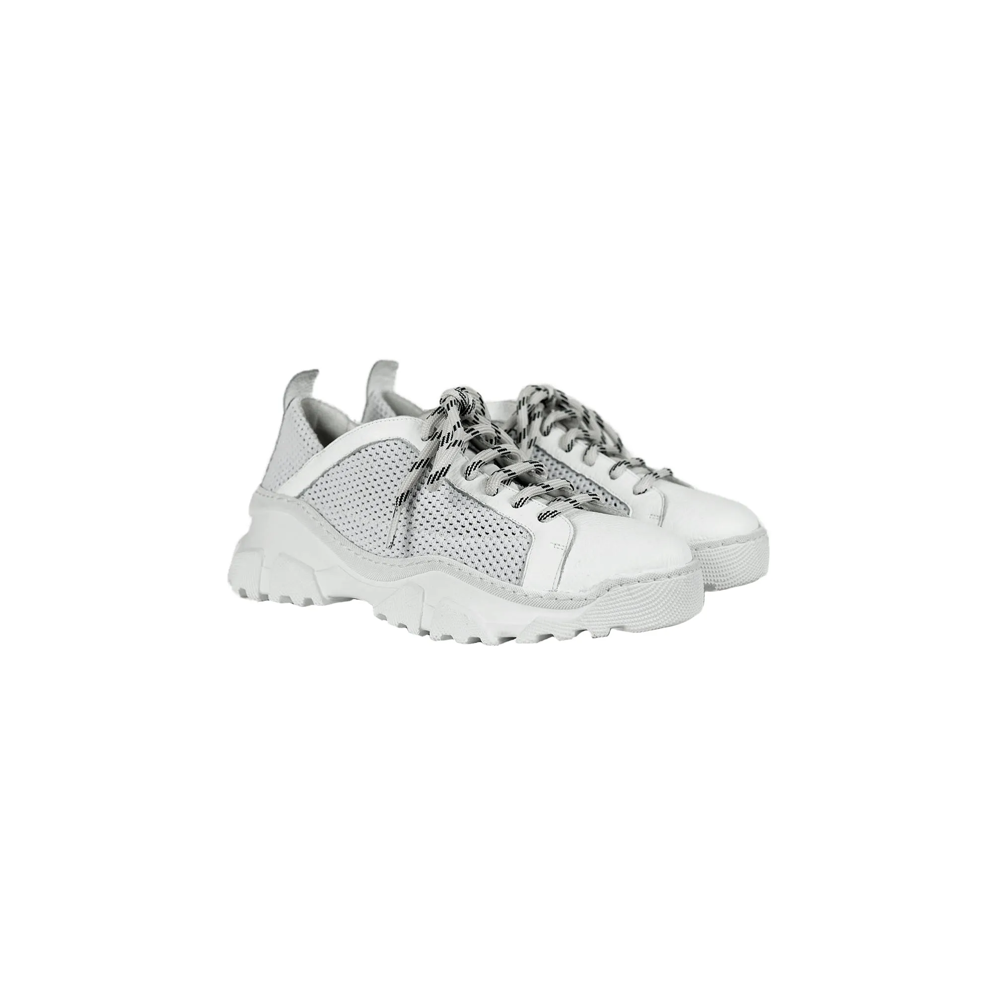 Sneaker Rete Stretch Chalk White