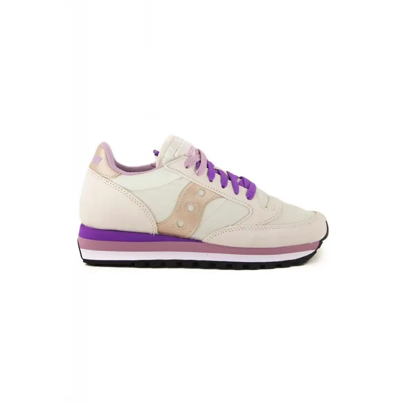 SNEAKERS DONNA JAZZ TRIPLE, CREMA