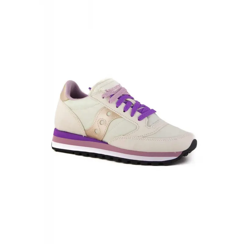 SNEAKERS DONNA JAZZ TRIPLE, CREMA