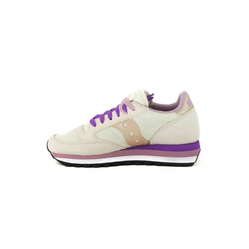 SNEAKERS DONNA JAZZ TRIPLE, CREMA