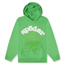 Sp5der Web Slime Green Hoodie