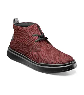 Stacy Adams - CAI Plain Toe Chukka Boot - Red - 25566-600