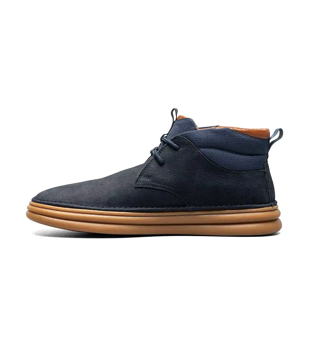 Stacy Adams - DELSON Plain Toe Chukka Boot - Navy - 25556-410