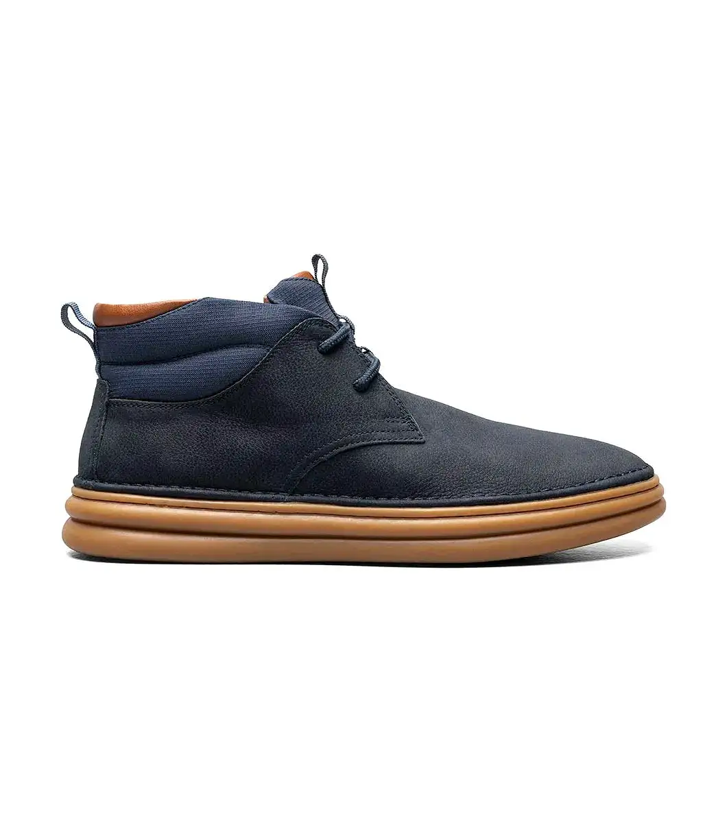 Stacy Adams - DELSON Plain Toe Chukka Boot - Navy - 25556-410