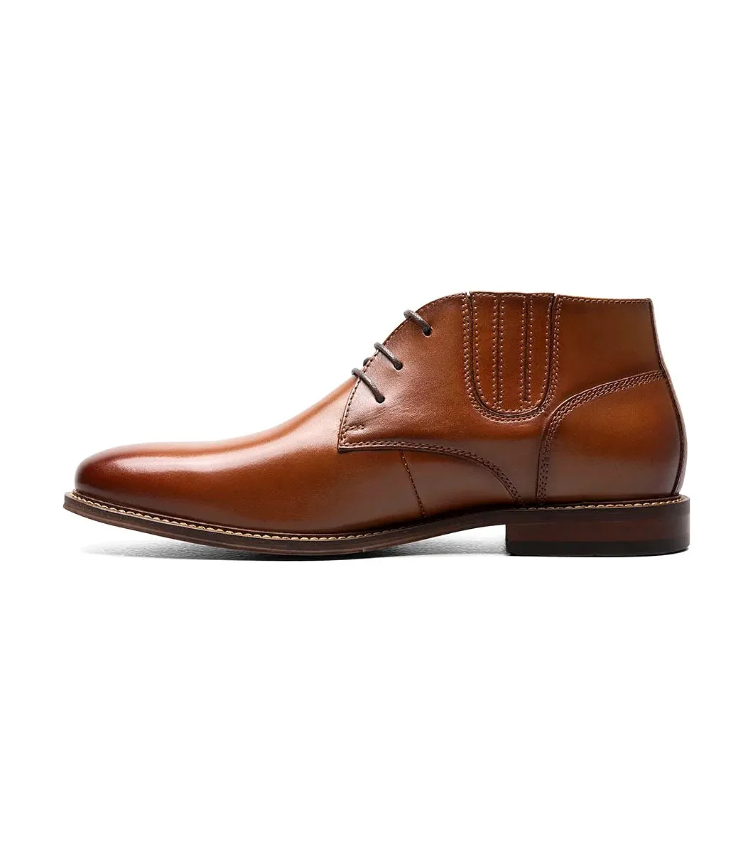 Stacy Adams - MAXWELL Plain Toe Chukka Boot - Cognac - 25551-221