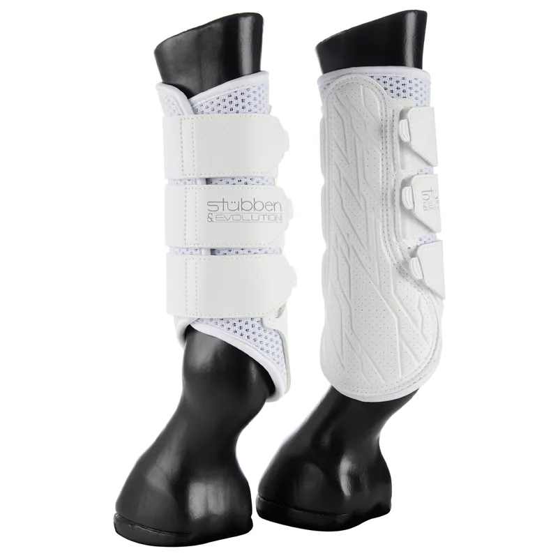 Stubben and Evolution Airflow Brushing Boots - White