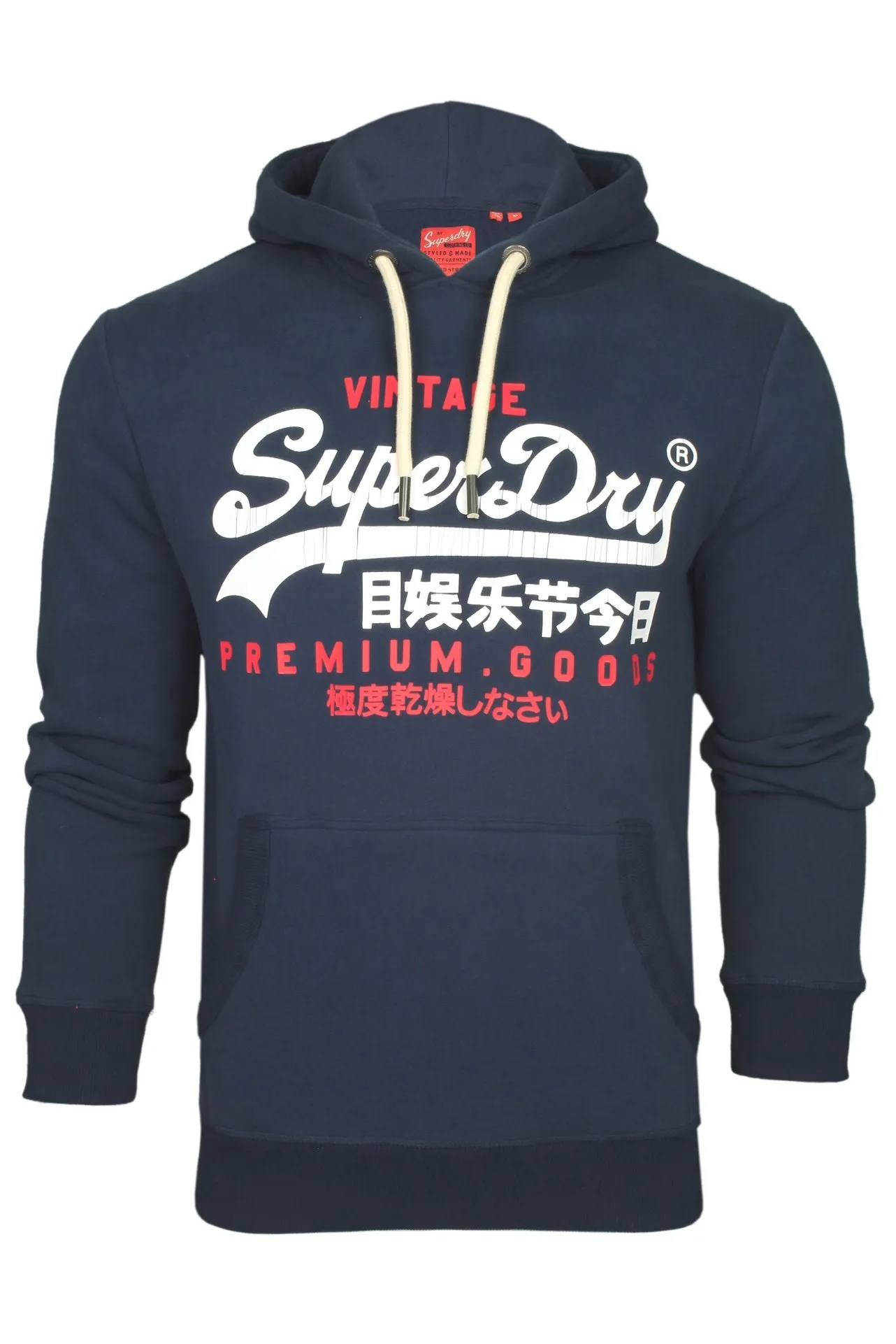 Superdry Mens Vintage Logo  'Duo' Hoodie Sweater