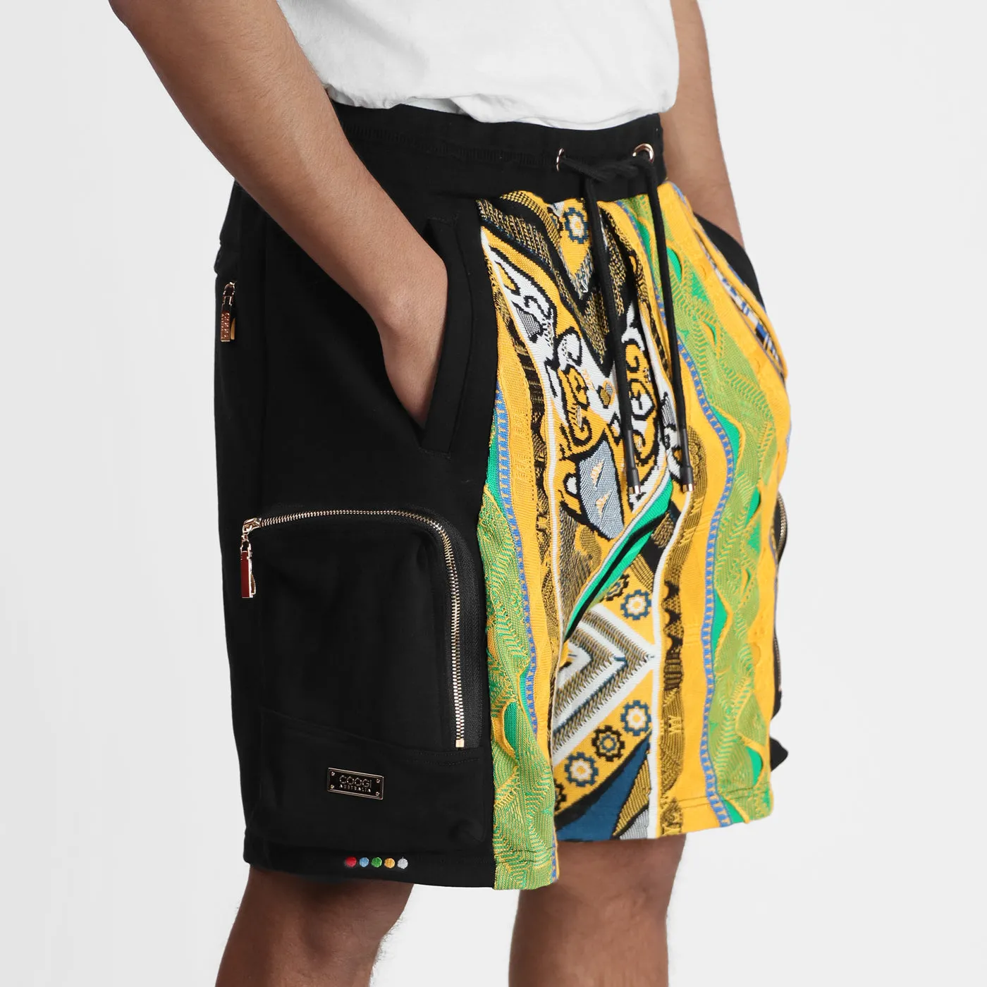 Sweater Pieced Fleece Shorts - OG Noir