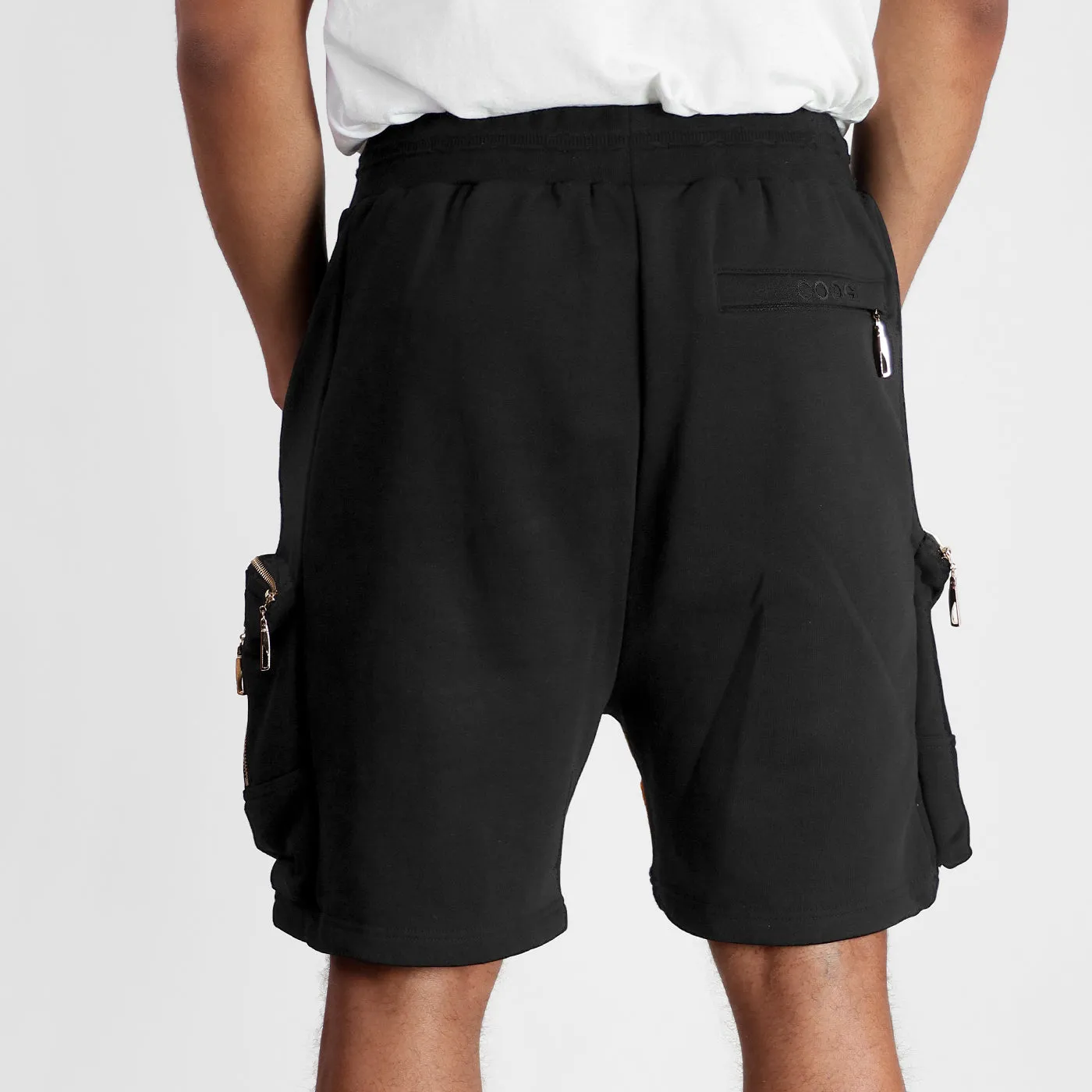 Sweater Pieced Fleece Shorts - OG Noir