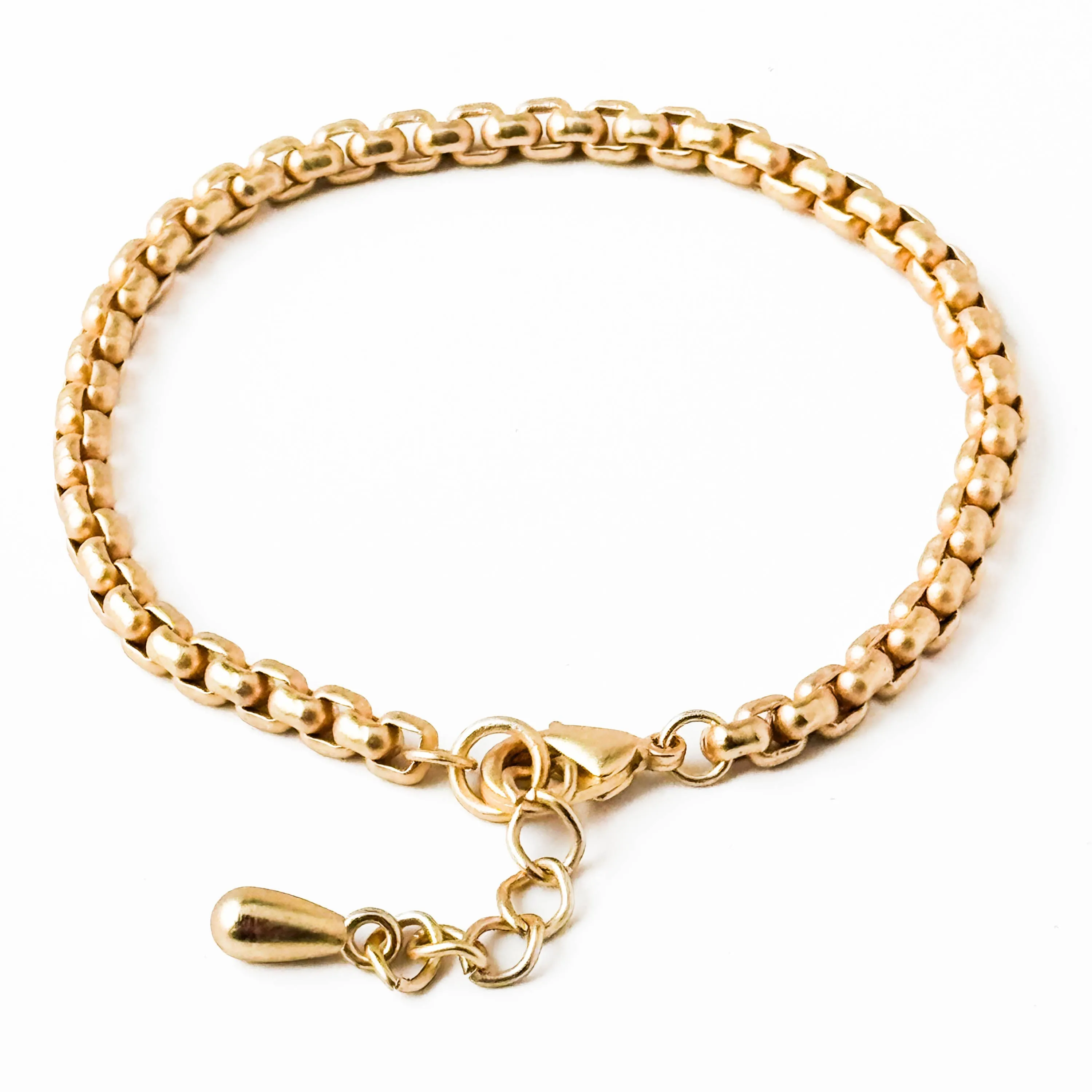 Thick Gold Venetian Style Adjustable Bracelet - WS