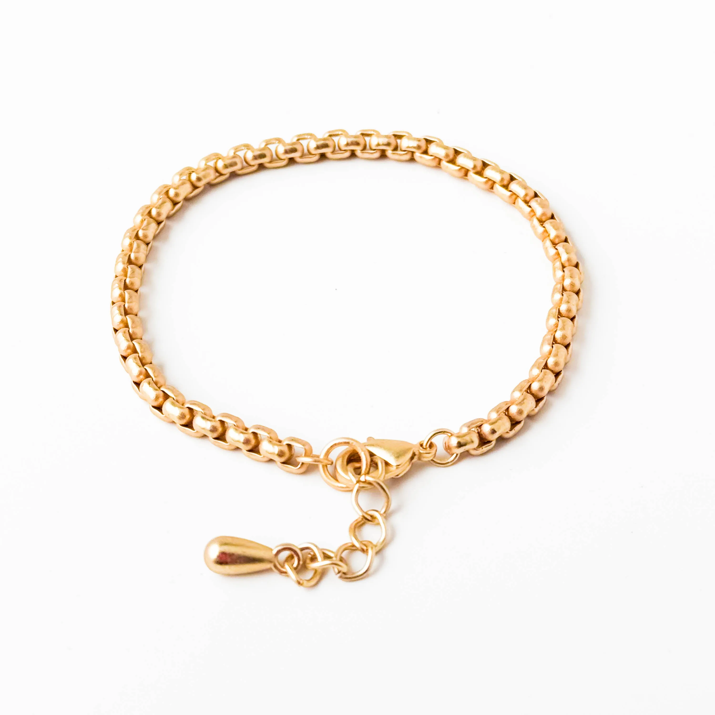 Thick Gold Venetian Style Adjustable Bracelet