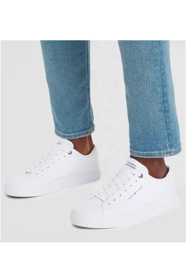 Tommy Hilfiger Low Canvas Sneaker White