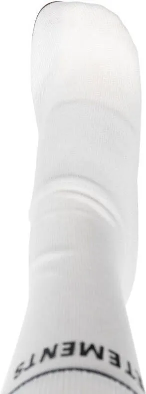 VETEMENTS heeled ankle sock boots White