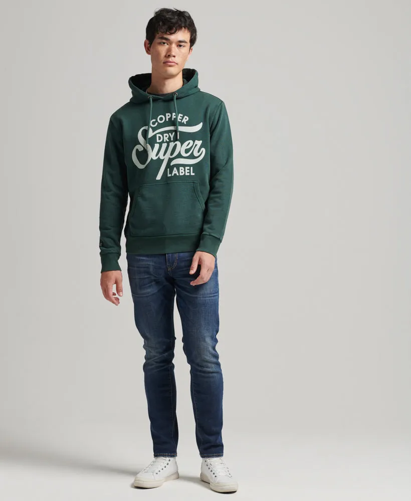 Vintage Copper Label Hoodie | Enamel Green