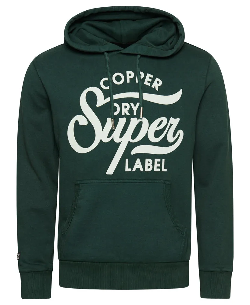 Vintage Copper Label Hoodie | Enamel Green