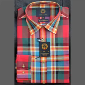 VIYELLA MacGill Tartan CHECK WOOL BLEND SHIRT 