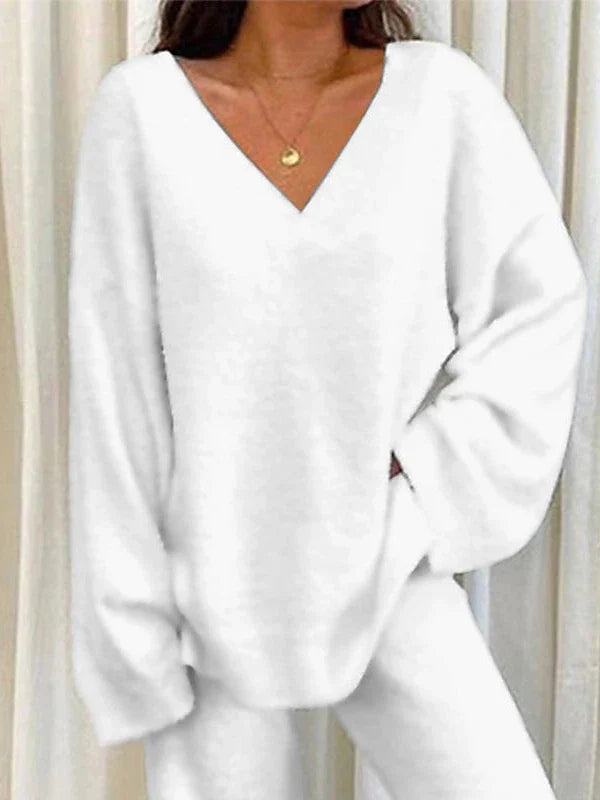 Warm and Stylish Women's Fleece Lounge Sets for Autumn and Winter