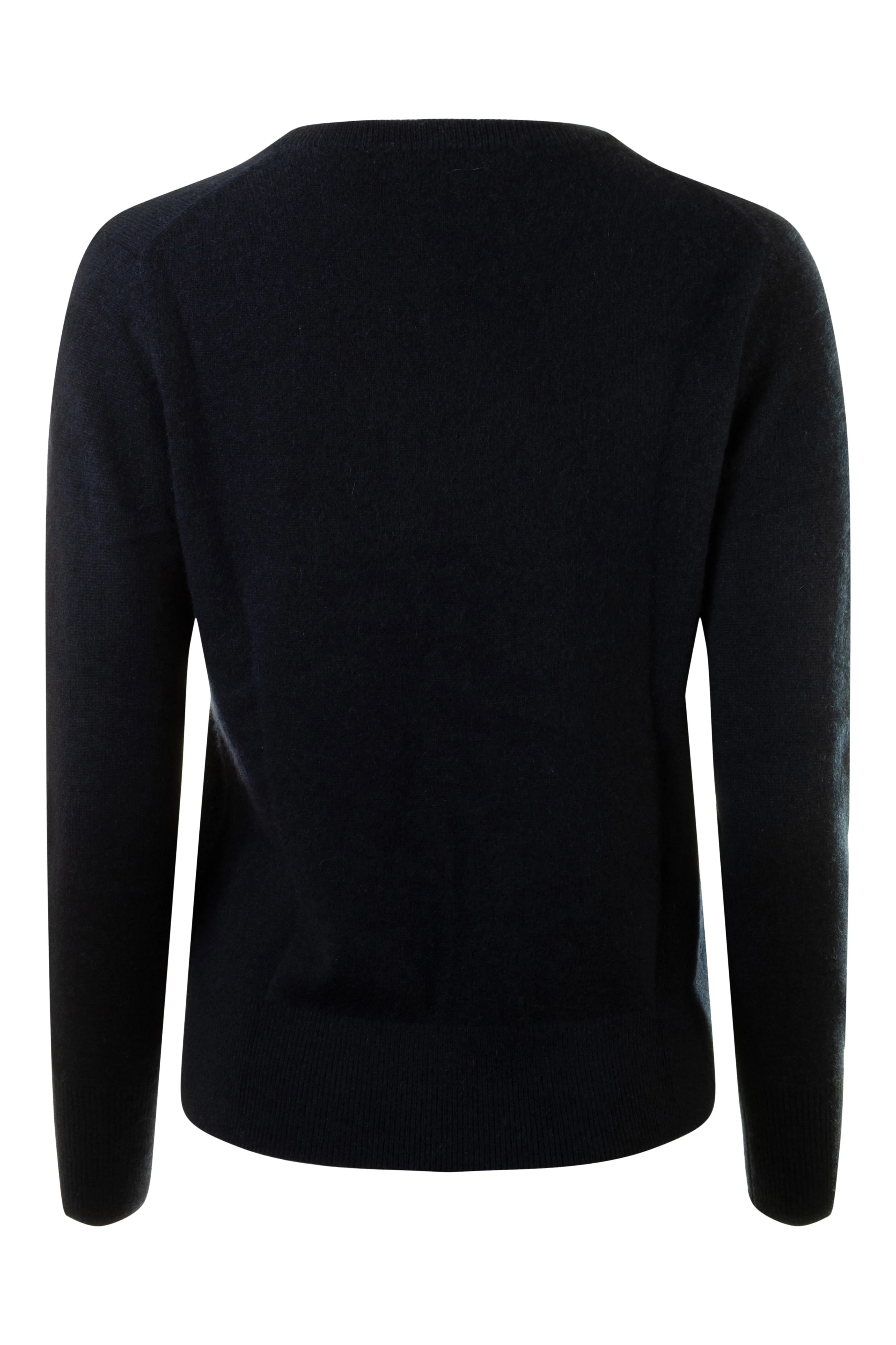 White & Warren Cashmere V-neck Sweater