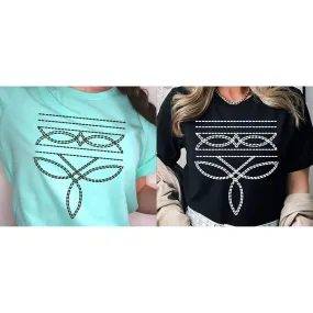 Women's Boot Stitch Tee