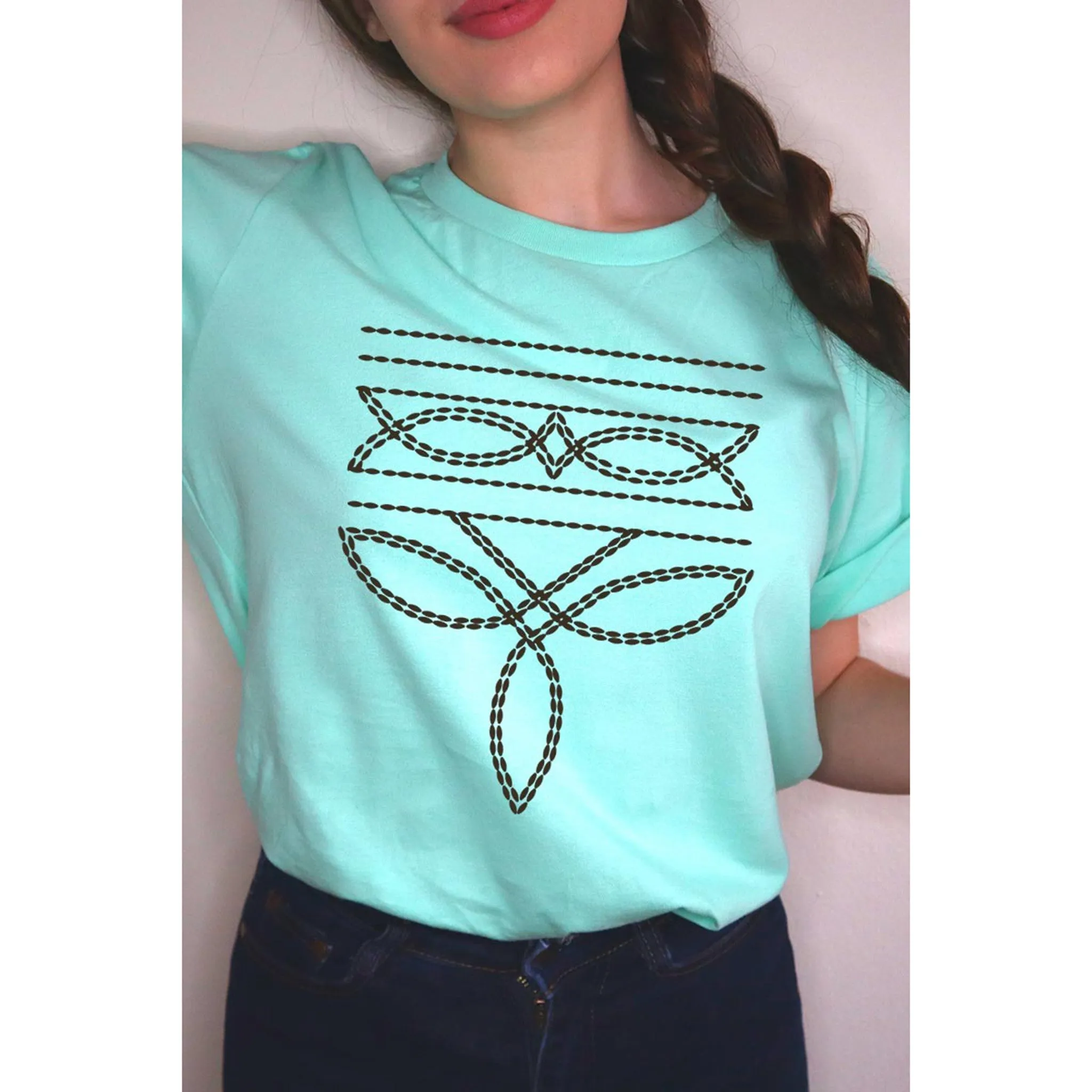 Women's Boot Stitch Tee