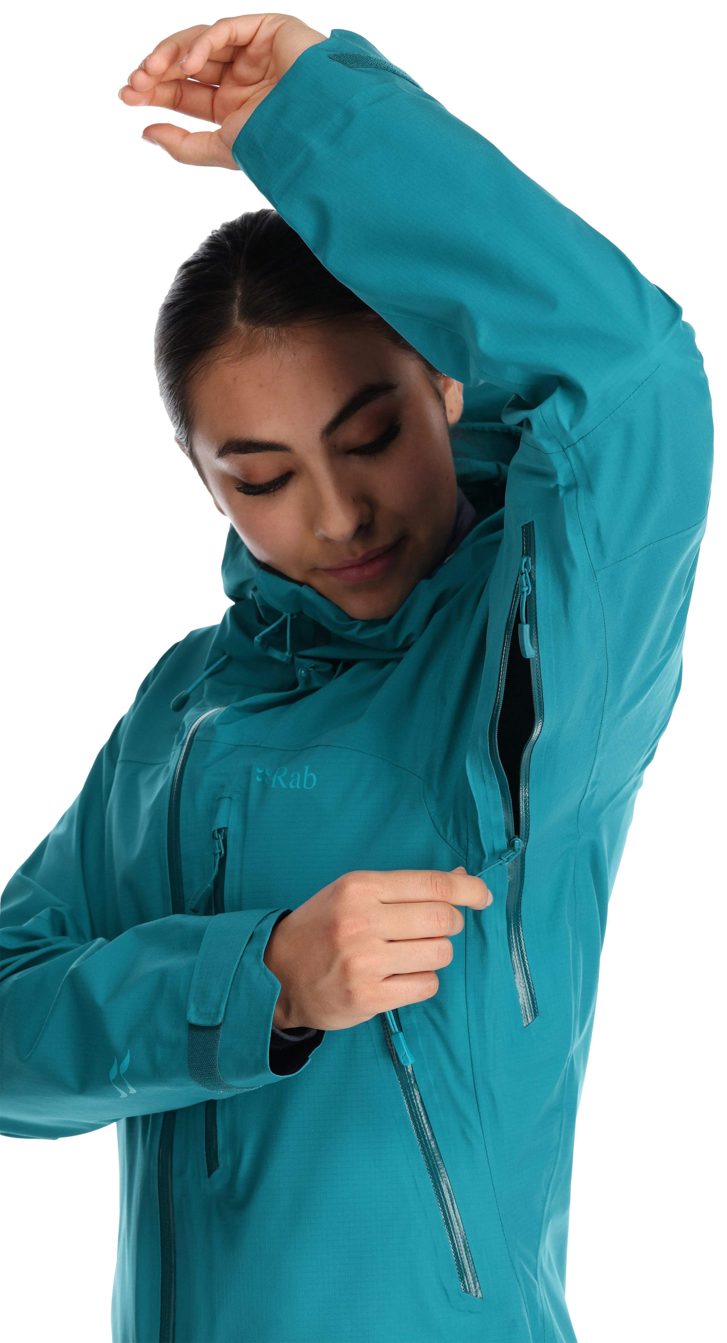 Women's Rab Firewall Jacket Black | Waterproof Jackets UK