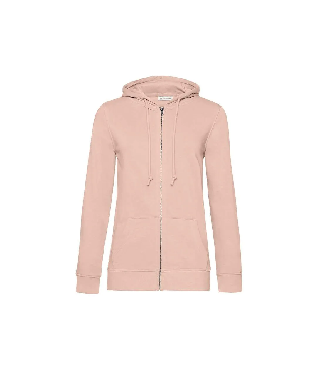 Womens/ladies organic hoodie dusky pink B&C