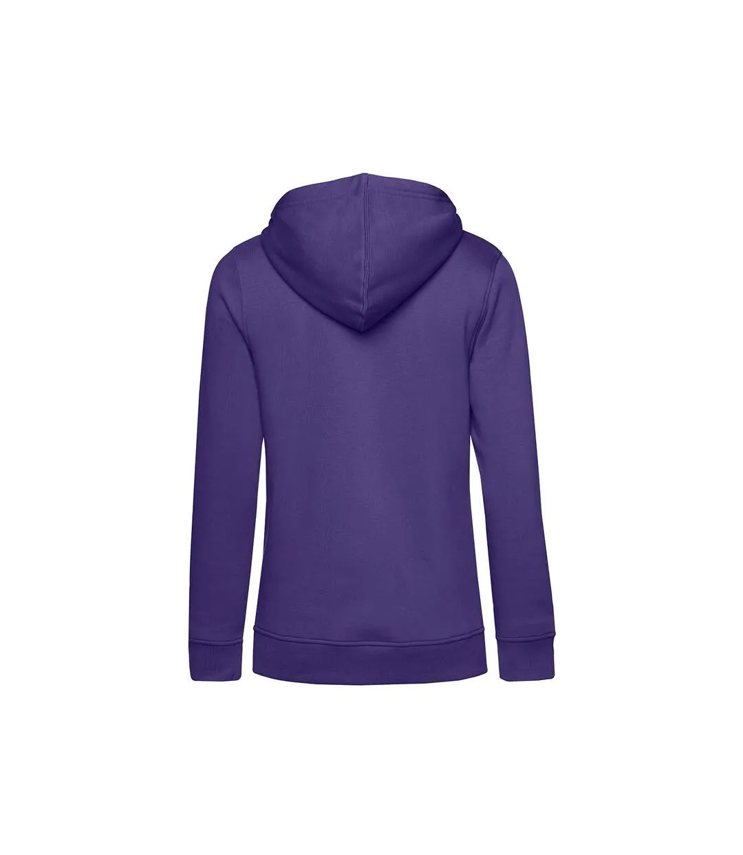 Womens/ladies organic hoodie royal blue B&C