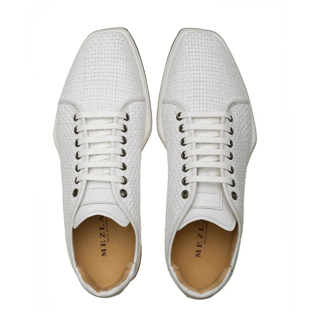 Woven Leather Sport Derby