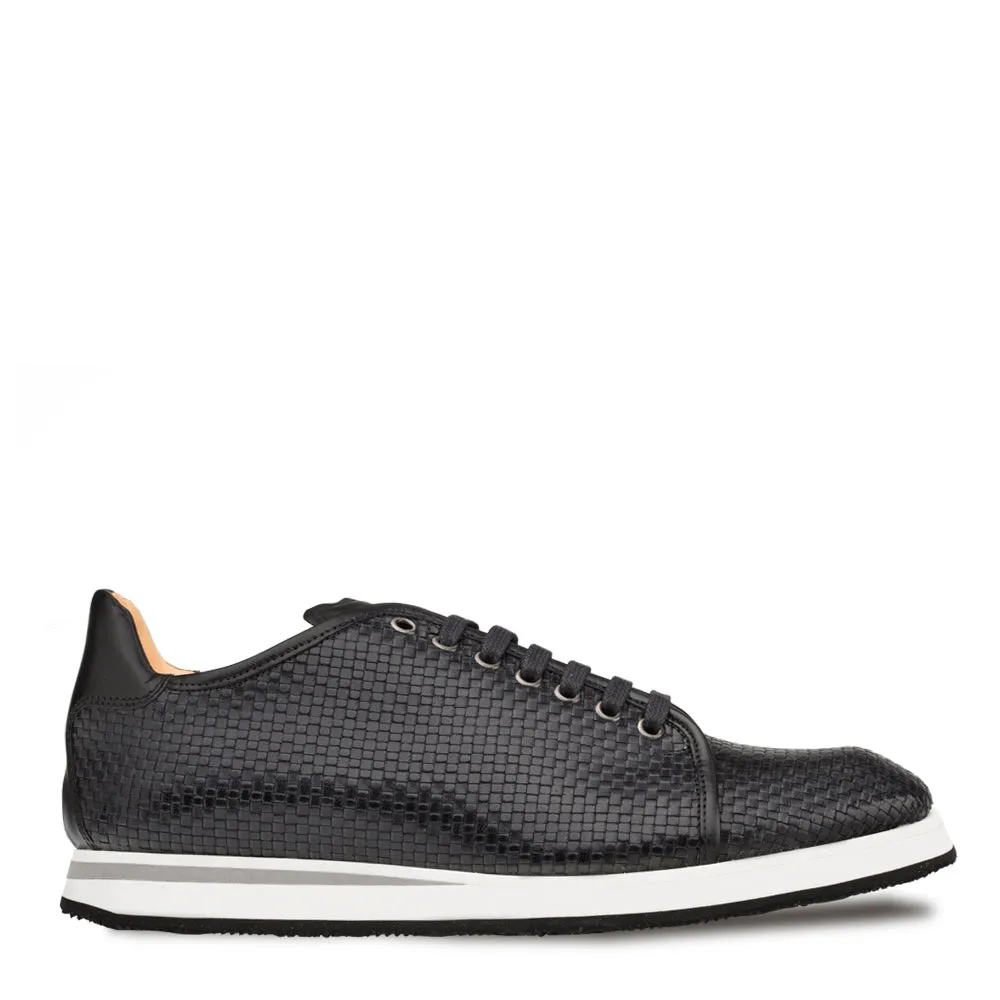 Woven Leather Sport Derby