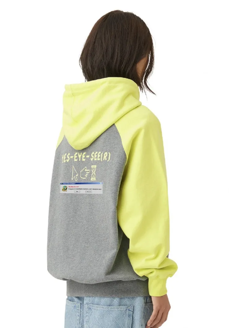 YESEYESEE  |[YESEYESEE] ★Pixel Raglan Hoodie