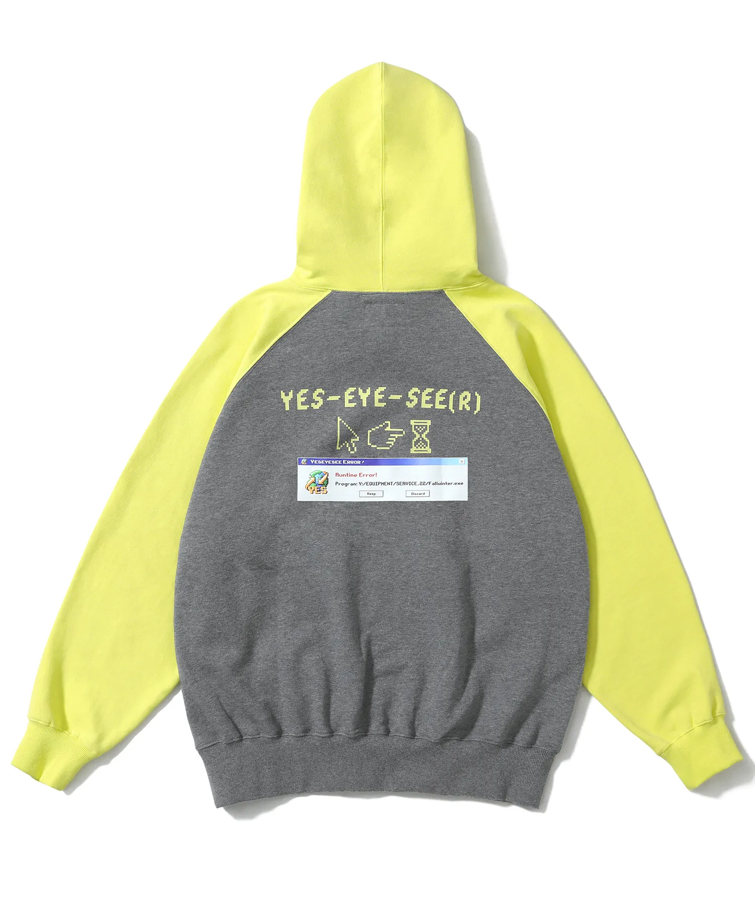 YESEYESEE  |[YESEYESEE] ★Pixel Raglan Hoodie