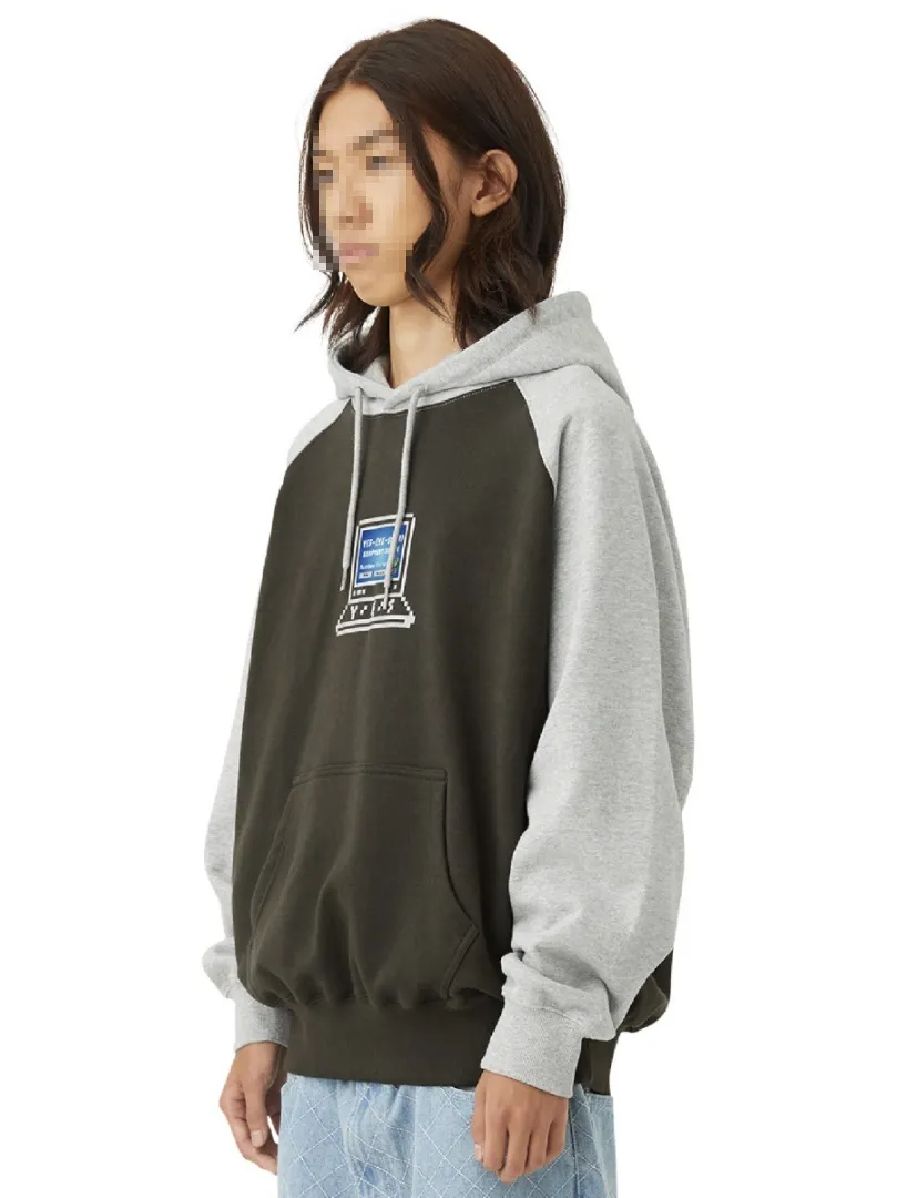 YESEYESEE  |[YESEYESEE] ★Pixel Raglan Hoodie